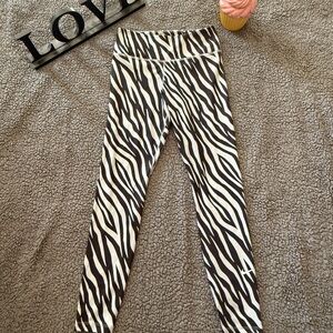 Nike Black and White Zebra Print Dri-FIT Leggings